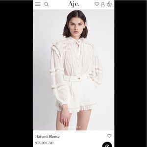 2022 spring Aje Harvest Blouse